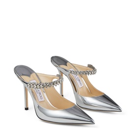 Bing 100 Liquid Metallic Leather Mules