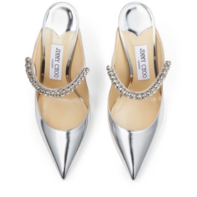 Bing 100 Liquid Metallic Leather Mules