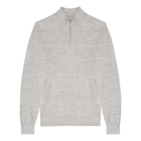 Blackhall Merino Wool Zip Neck Sweater