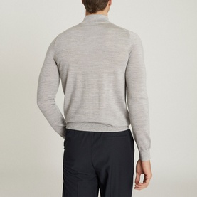 Blackhall Merino Wool Zip Neck Sweater