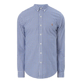 Gingham Slim Fit Oxford Shirt