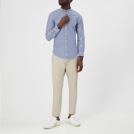 Gingham Slim Fit Oxford Shirt