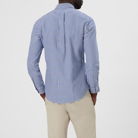 Gingham Slim Fit Oxford Shirt