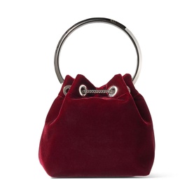 Bon Bon Velvet Mini Bucket Bag