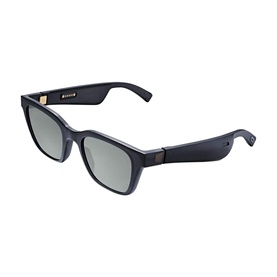 Bose Frames Alto Audio Sunglasses in black with mirrored lenses and integrated speaker technology in the temples