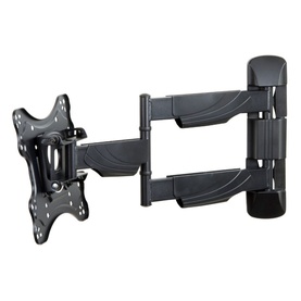 Prestige Dual Arm Full-Motion TV Wall Mount for 24&ndash;43 inch screens, black articulating bracket with VESA 200x200 compatibility
