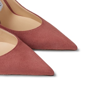 Bing 100 Pearl & Crystal Embellished Suede Mules