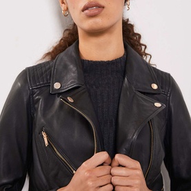 Leather Biker Jacket