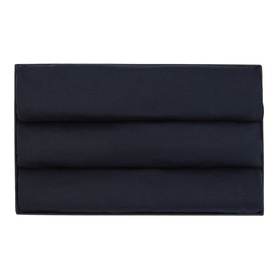 Reiss Bless Regular Fit T-Shirt in blue, folded flat, 100% cotton with short sleeves and straight hemline