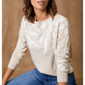 Animal Batwing Sweater