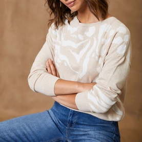 Animal Batwing Sweater