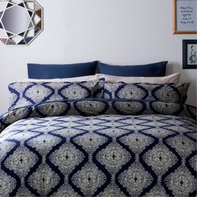 Ava Duvet Set Navy