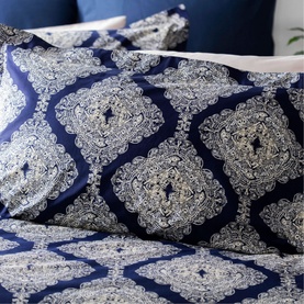 Ava Duvet Set Navy