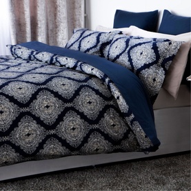 Ava Duvet Set Navy