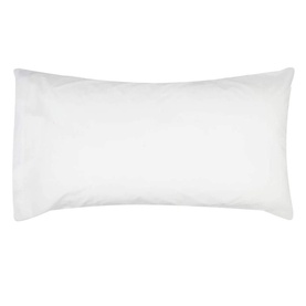 Bolster Pillowcase White