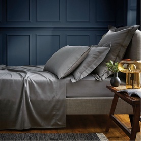 600 Thread Count Egyptian Cotton Fitted Sheet Grey