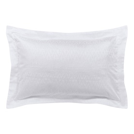 Fine Linens Kham Oxford Pillowcase White