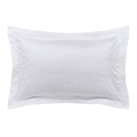 Fine Linens Kham Oxford Pillowcase White