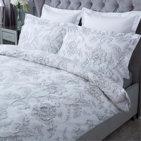 Ella Duvet Set Grey