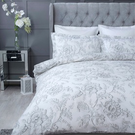 Ella Duvet Set Grey