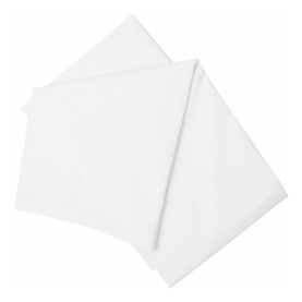 Brushed Cotton Flat Sheet White