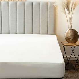 Brushed Cotton Fitted Sheet Cream