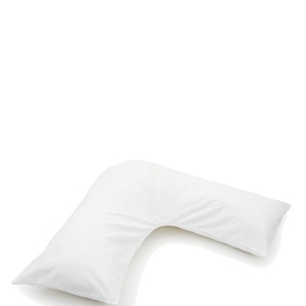 200 Thread Count Percale V-Shaped pillowcase White