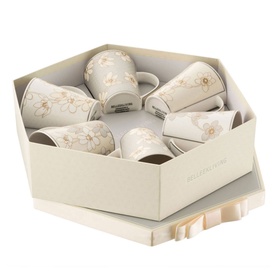 Bay Flowers Set of Six Mugs