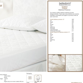 Anti-Bacterial Waterproof Mattress Protector