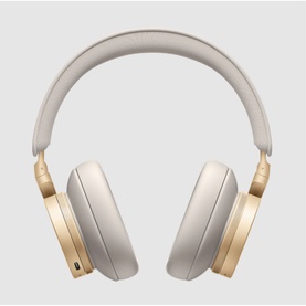 Bang & Olufsen Beoplay H95 over-ear wireless headphones in gold, featuring padded ear cushions and adjustable headband
