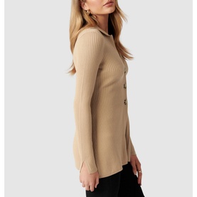 Beth Collar Knit Cardigan
