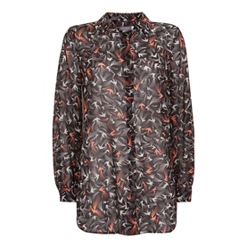 Betty Swallow Print Blouse