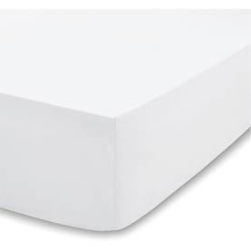 Organic 200 Thread Count Fitted Sheet White