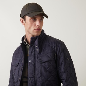 Waxed Sports Cap Grey