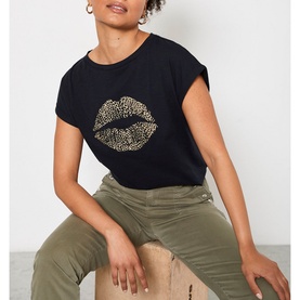 Beaded Lips T-Shirt