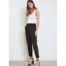 Satin Utility Joggers
