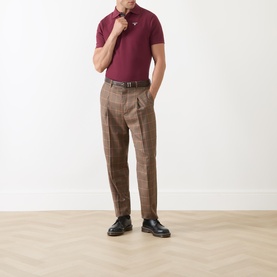 Tartan Pique Polo Shirt