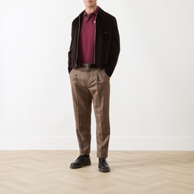 Tartan Pique Polo Shirt
