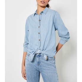 Blue Oversized Denim Shirt
