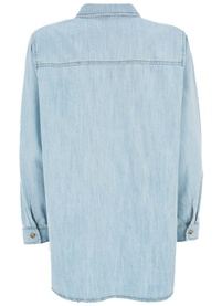 Blue Oversized Denim Shirt