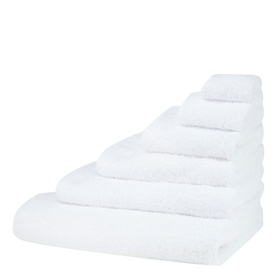 Super Pile Towels White