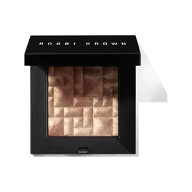 Bobbi Brown Highlighting Powder in Chestnut Glow, 8g compact with quilted rose-gold shimmer pan and black lid