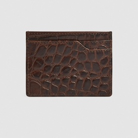 Cabot Croc Embossed Cardholder