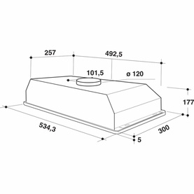 Integrated Cooker Hood