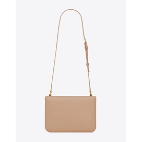 Le Carre Box Saint Laurent Leather Satchel