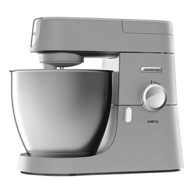 Kenwood Chef XL 6.7L 1200W Food Mixer in silver with stainless steel bowl and planetary mixing arm