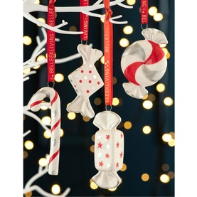 Box of Sweets Set of Four Hanging Ornaments