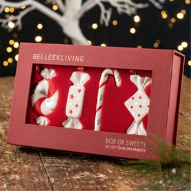 Box of Sweets Set of Four Hanging Ornaments