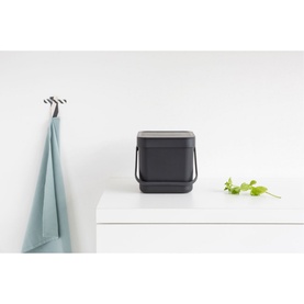 Sort & Go Waste Bin Grey