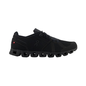 On Running Cloud Trainers in all-black with cushioned CloudTec sole, mesh upper, and lace-up fastening